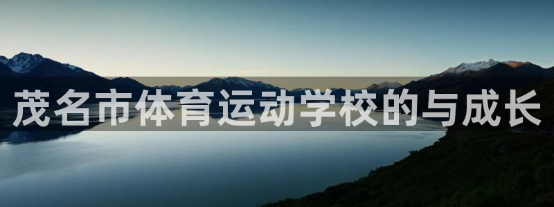 尊龙官网下载平台APP：茂名市体育运动学校的与成长